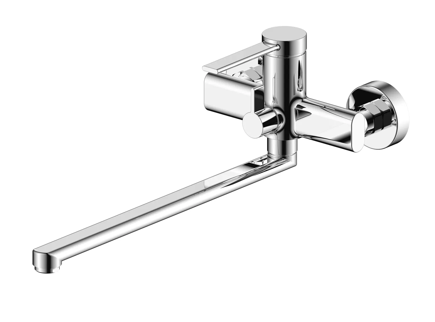 Chrome Plated Brass Waterfall Tub Faucet Mixer